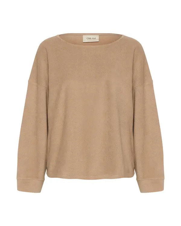 Cream Cream Sweater majica 'CR Franny'  boja devine dlake (camel)