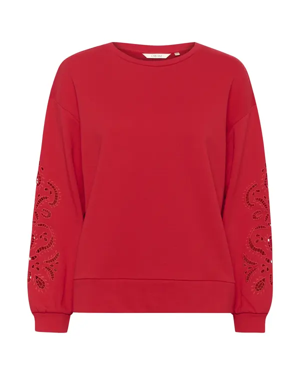 Cream Cream Sweater majica 'Josie'  crvena
