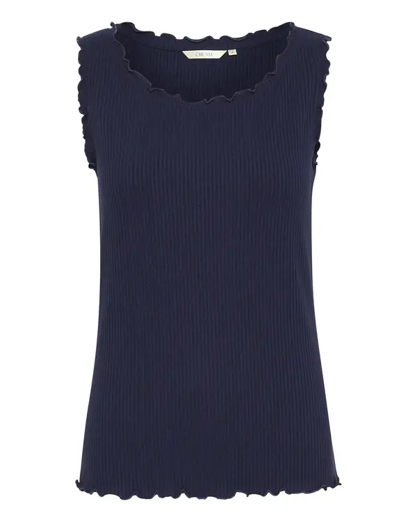 Cream Cream Top 'CRRibba'  mornarsko plava