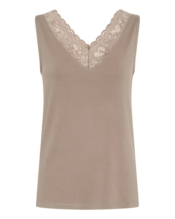 Cream Cream Top 'CRTrulla'  tamno bež