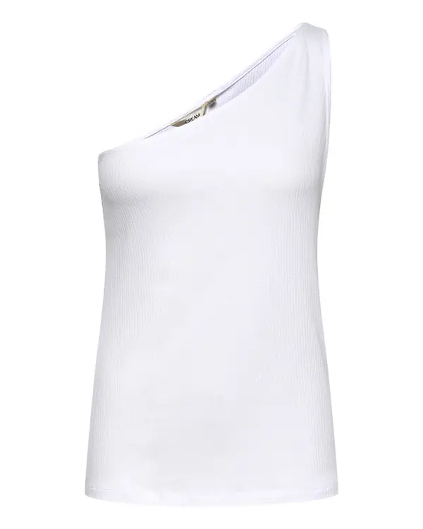 Cream Cream Top 'Ribba'  bijela