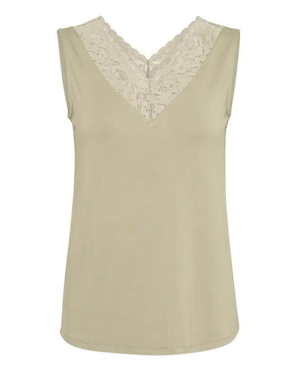 Cream Cream Top 'Trulla'  maslinasta