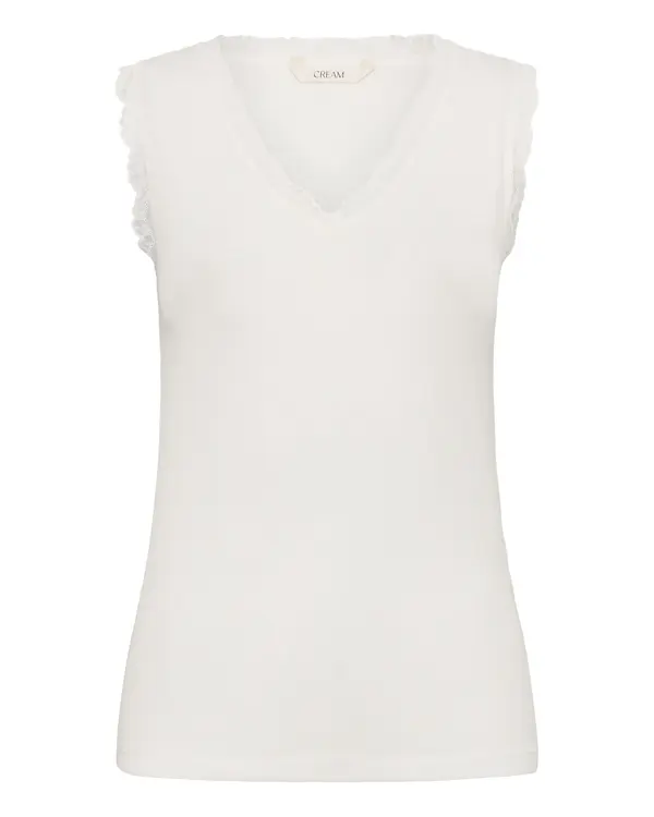 Cream Cream Top 'Yuni'  bijela