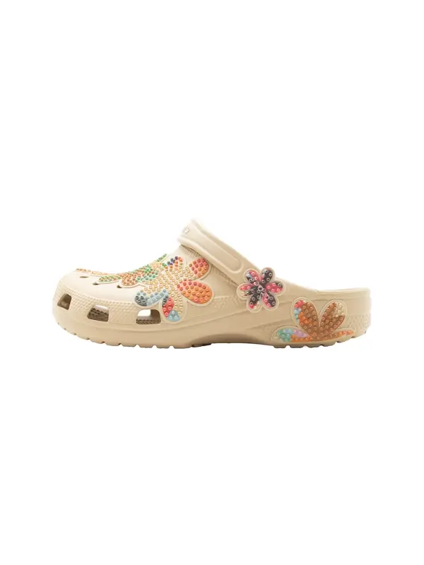 Crocs Crocs Klompe 'Classic'  bež / zelena / ljubičasta / tamno narančasta