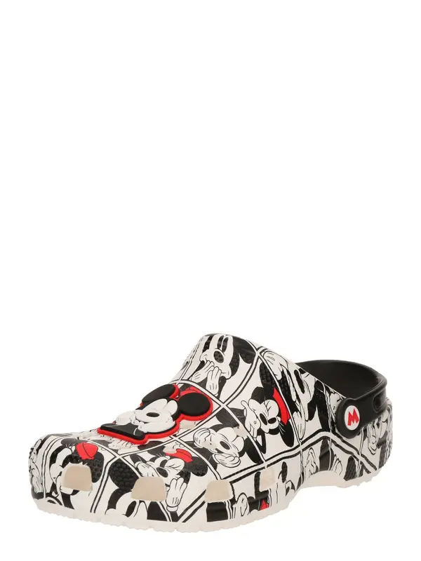 Crocs Crocs Klompe 'Mickey and Minnie Classic'  crvena / crna / bijela
