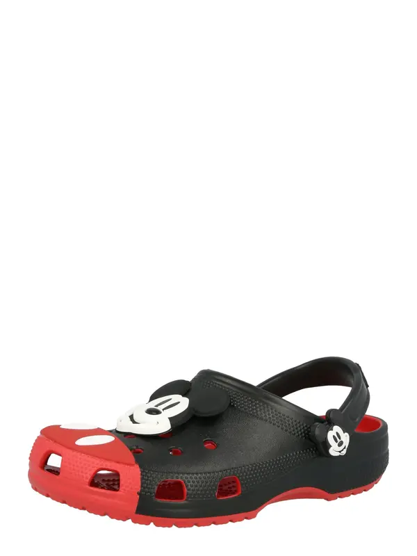 Crocs Crocs Klompe 'Mickey Mouse'  vatreno crvena / crna / bijela