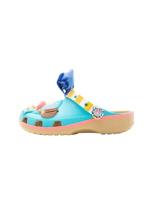 Crocs Crocs Klompe 'One Piece Chopper'  akvamarin / svijetlosmeđa / roza / bijela