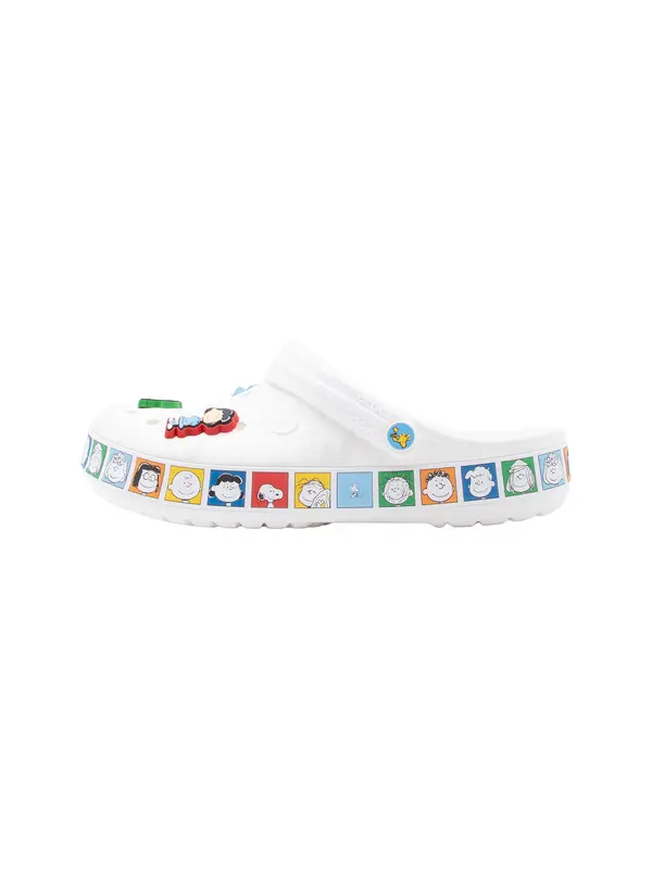 Crocs Crocs Klompe 'Peanuts'  zelena / narančasta / crvena / bijela