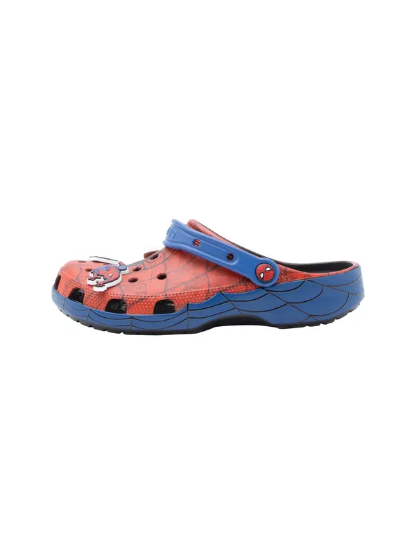 Crocs Crocs Klompe 'SpidermanWeb'  noćno plava / safirno plava / vatreno crvena / bijela