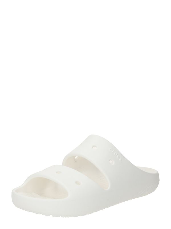 Crocs Crocs Natikače s potpeticom 'Classic v2'  bijela