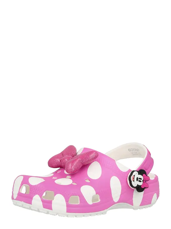Crocs Crocs Otvorene cipele 'Minnie Mouse Cls'  roza / bijela