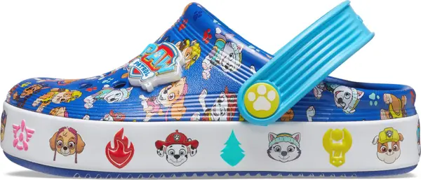 Crocs Crocs Otvorene cipele 'Toddler Off Court'  plava / žuta / narančasta / crvena