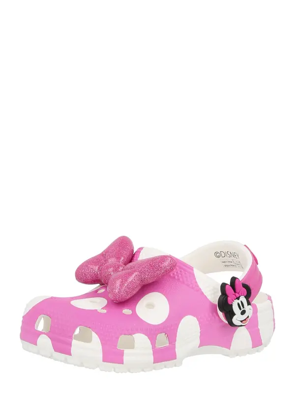 Crocs Crocs Sandale 'Minnie Mouse Cls'  ružičasto crvena / svijetloroza / crna / bijela