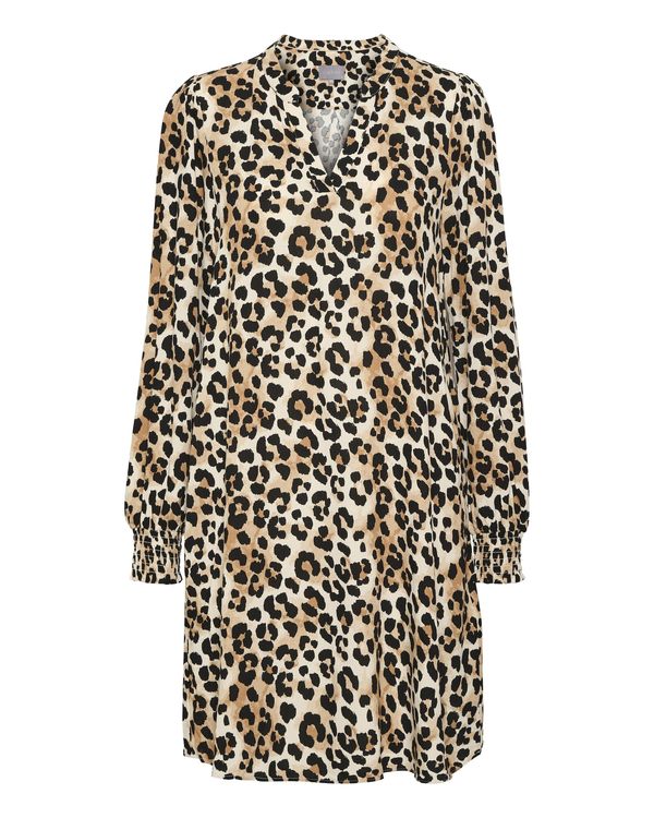 CULTURE CULTURE Haljina 'Atlas'  svijetlosmeđa / crna / svijetla bež