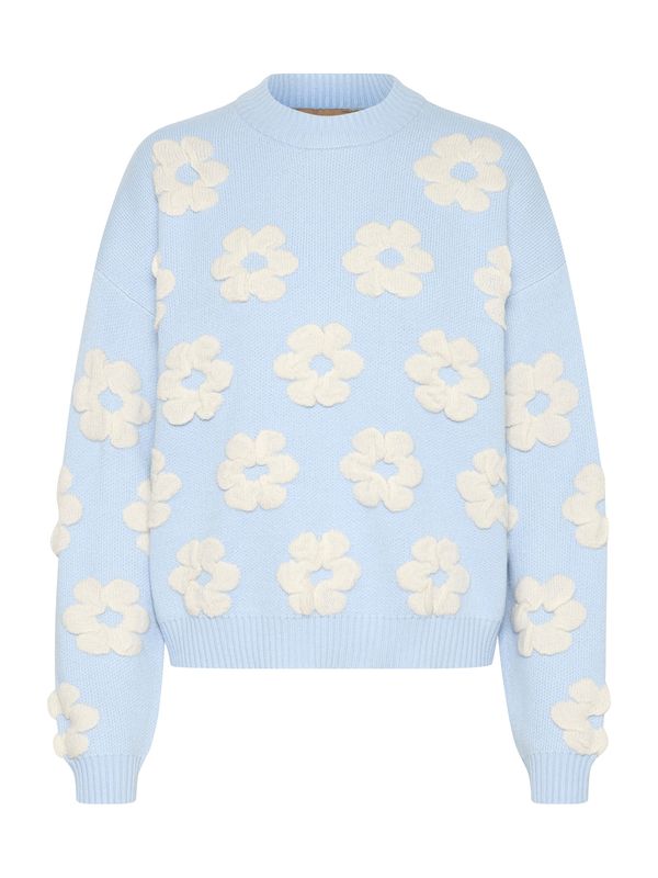 CULTURE CULTURE Pulover 'Charla'  svijetloplava / bijela