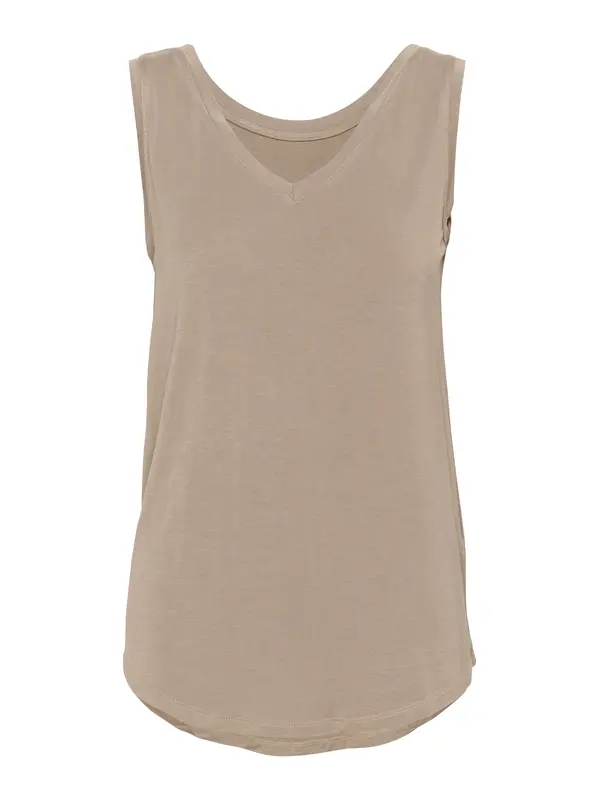 CULTURE CULTURE Top 'Poppy'  taupe siva