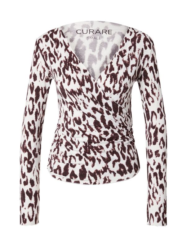 CURARE Yogawear CURARE Yogawear Sportski kardigan  smeđa / bijela