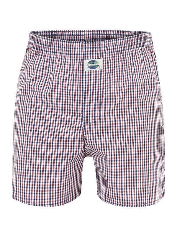 D.E.A.L International D.E.A.L International Bokserice 'Check'  mornarsko plava / golublje plava / crvena / bijela