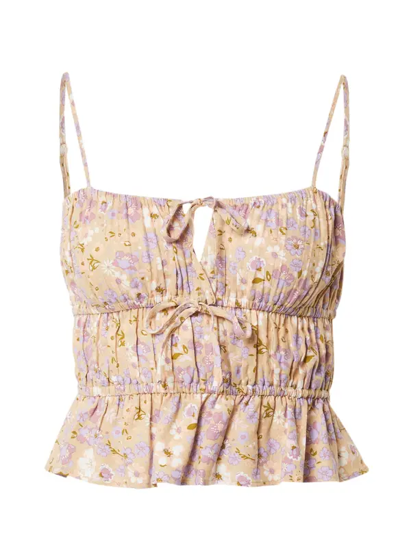 Daahls by Emma Roberts exclusively for ABOUT YOU Daahls by Emma Roberts exclusively for ABOUT YOU Bluza 'Ava'  bež / ljubičasta / bijela