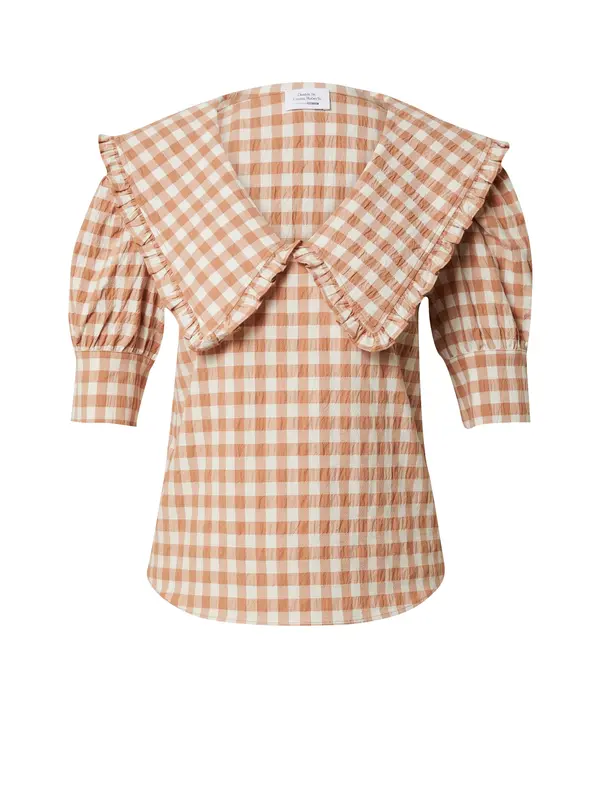 Daahls by Emma Roberts exclusively for ABOUT YOU Daahls by Emma Roberts exclusively for ABOUT YOU Bluza 'Gina'  smeđa / bijela