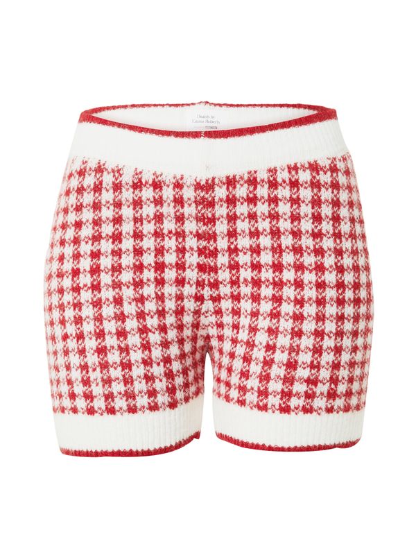 Daahls by Emma Roberts exclusively for ABOUT YOU Daahls by Emma Roberts exclusively for ABOUT YOU Hlače 'Jule'  crvena / bijela