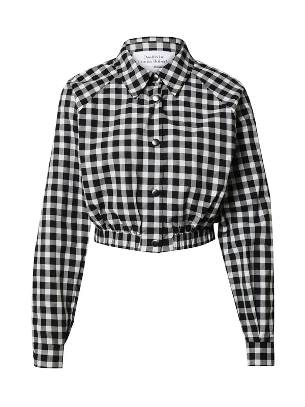 Daahls by Emma Roberts exclusively for ABOUT YOU Daahls by Emma Roberts exclusively for ABOUT YOU Prijelazna jakna 'Liz'  crna / bijela