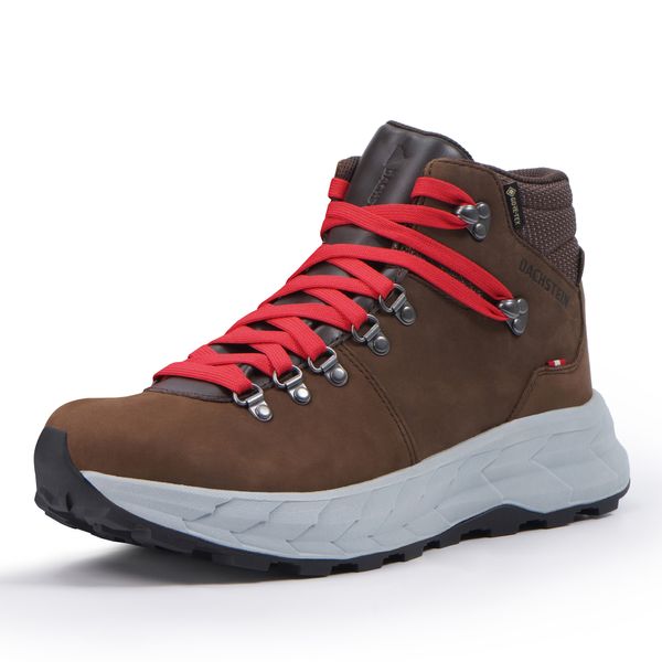 Dachstein Dachstein Ležerne čizme 'Atlas'  tamno smeđa / siva / crna / srebro