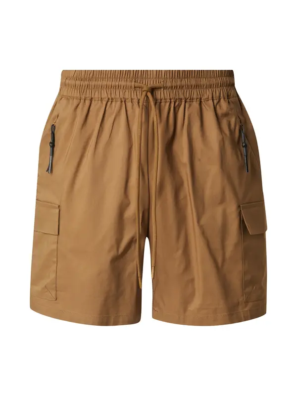 DAN FOX APPAREL DAN FOX APPAREL Cargo hlače 'Marten'  zeleno smeđa