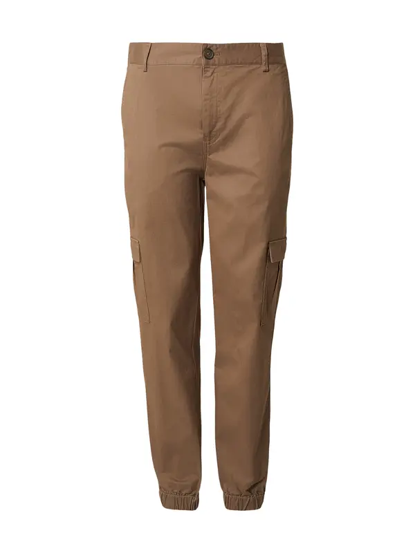 DAN FOX APPAREL DAN FOX APPAREL Hlače 'Damon'  taupe siva