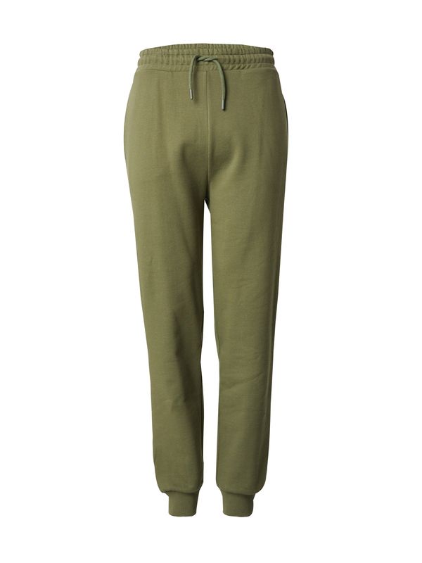 DAN FOX APPAREL DAN FOX APPAREL Hlače 'Essential'  maslinasta