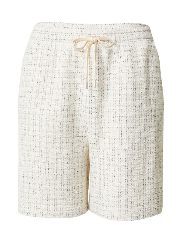 DAN FOX APPAREL DAN FOX APPAREL Hlače 'Moritz'  crna / prljavo bijela