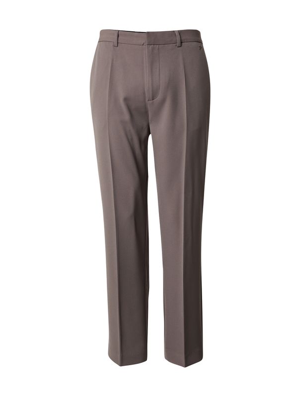 DAN FOX APPAREL DAN FOX APPAREL Hlače na crtu 'Elias'  boja blata