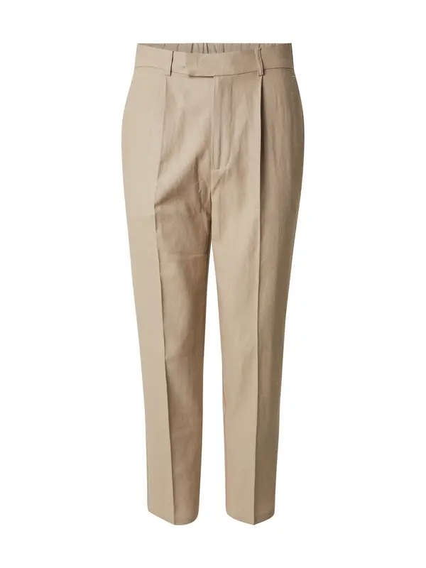DAN FOX APPAREL DAN FOX APPAREL Hlače na crtu 'Kadir'  taupe siva