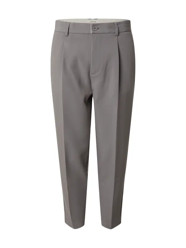 DAN FOX APPAREL DAN FOX APPAREL Hlače na crtu 'Toni'  siva