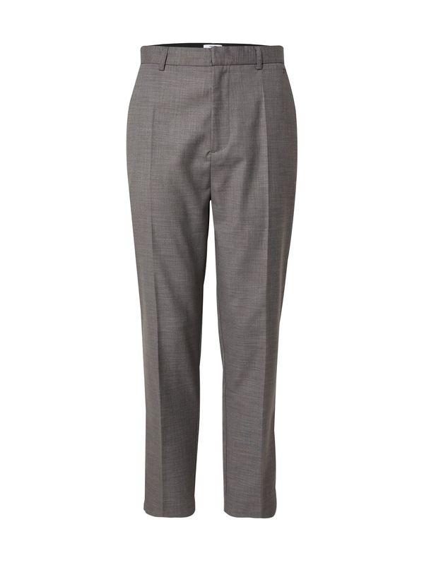 DAN FOX APPAREL DAN FOX APPAREL Hlače na crtu 'Vincenzo'  siva