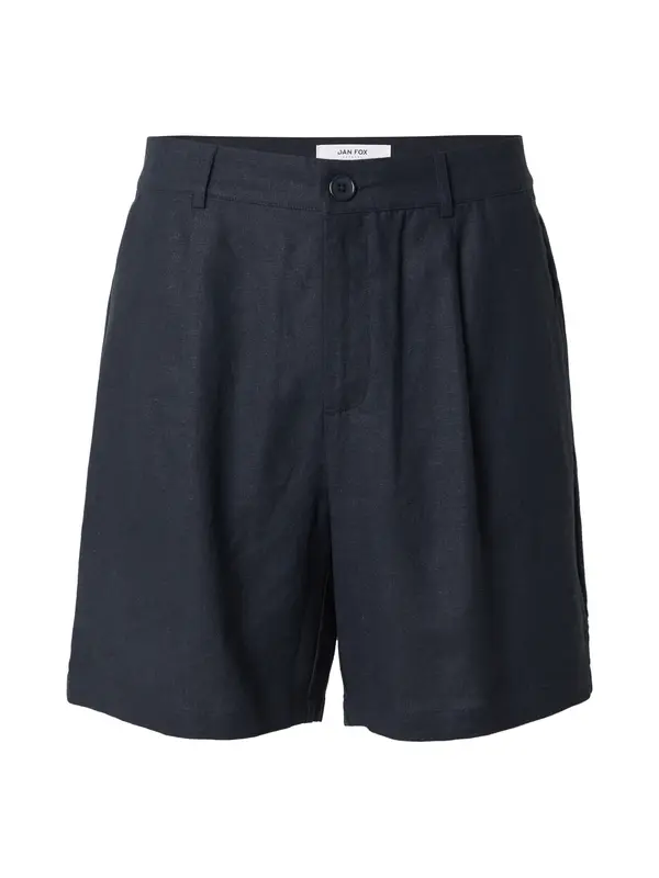 DAN FOX APPAREL DAN FOX APPAREL Hlače s naborima 'Alan'  mornarsko plava