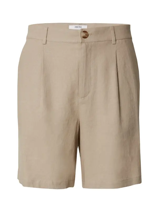DAN FOX APPAREL DAN FOX APPAREL Hlače s naborima 'Alan'  taupe siva