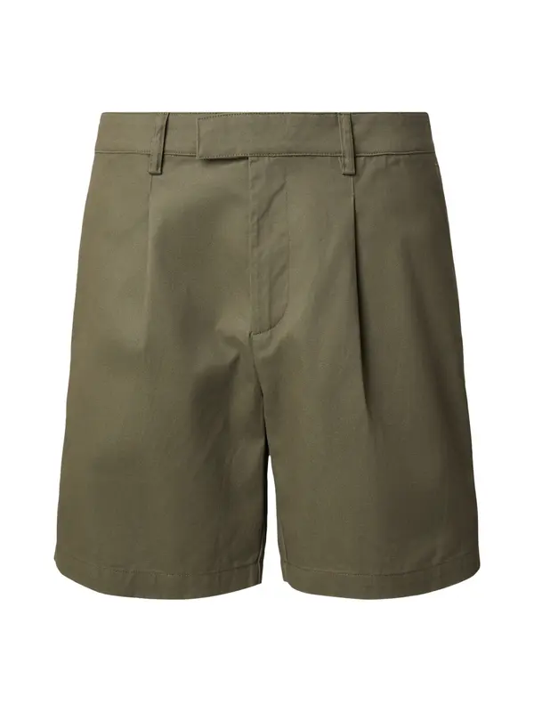 DAN FOX APPAREL DAN FOX APPAREL Hlače s naborima 'Hermann'  zelena