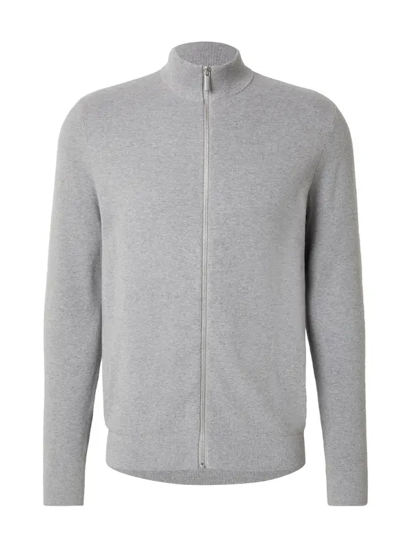 DAN FOX APPAREL DAN FOX APPAREL Kardigan 'Valentin'  svijetlosiva