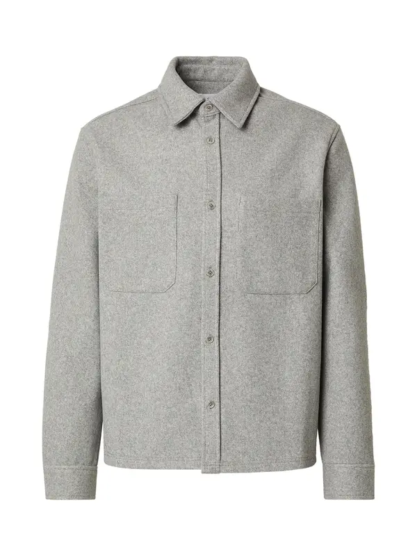 DAN FOX APPAREL DAN FOX APPAREL Košulja 'Ali'  svijetlosiva
