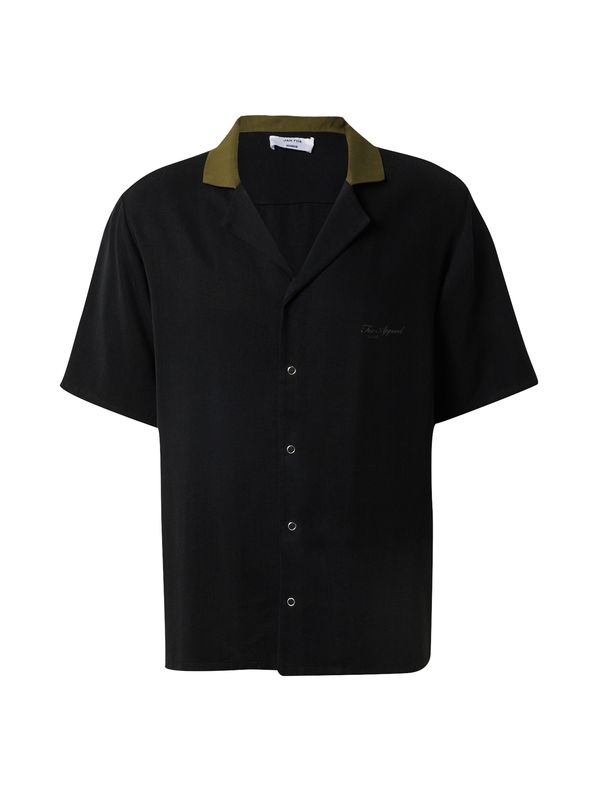 DAN FOX APPAREL DAN FOX APPAREL Košulja 'Bastian'  maslinasta / crna