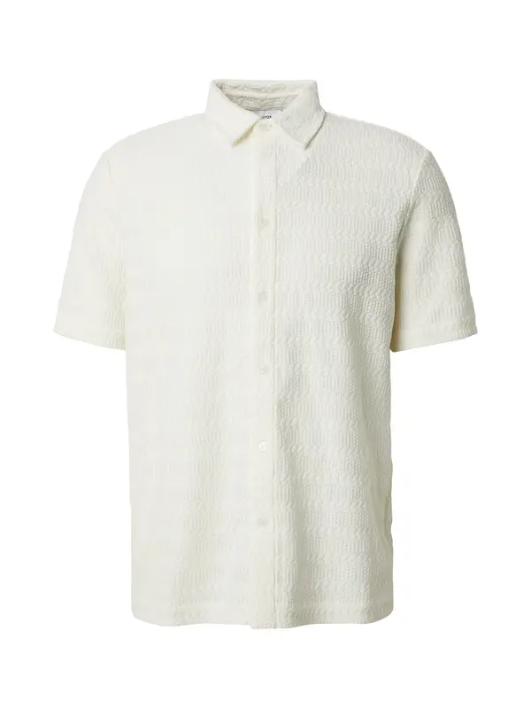 DAN FOX APPAREL DAN FOX APPAREL Košulja 'Christian'  prljavo bijela