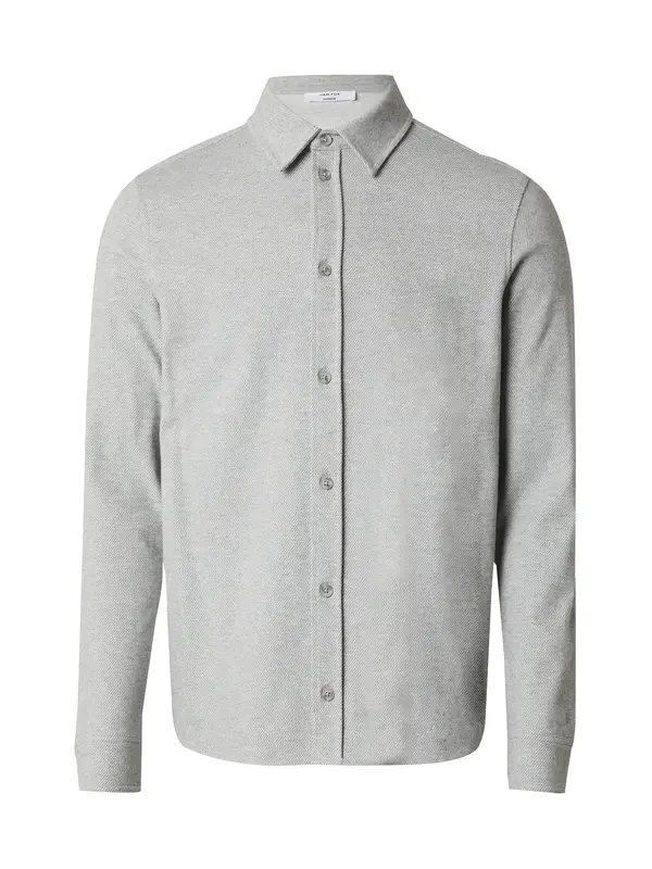 DAN FOX APPAREL DAN FOX APPAREL Košulja 'Eddi'  siva melange