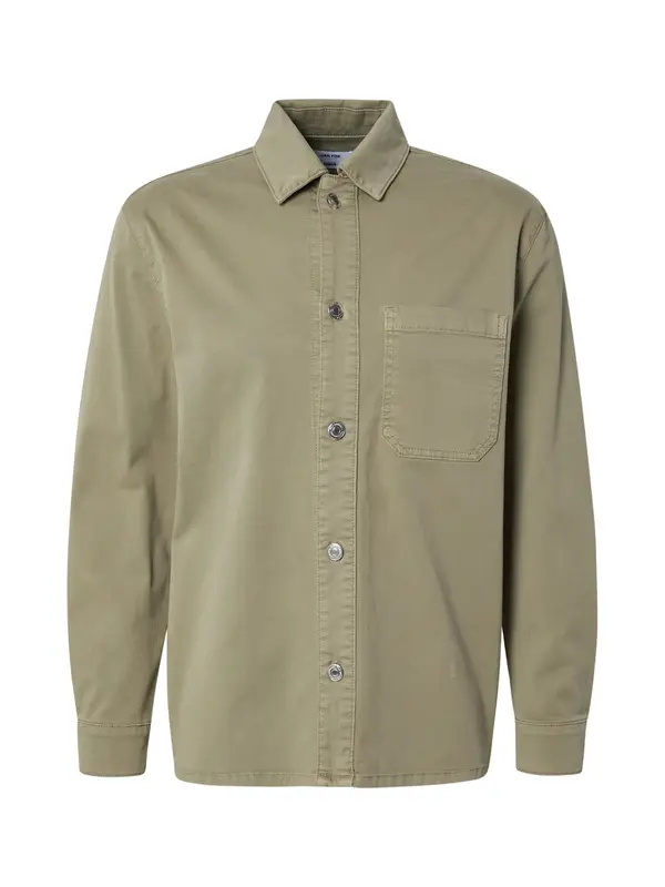 DAN FOX APPAREL DAN FOX APPAREL Košulja 'Essential'  maslinasta
