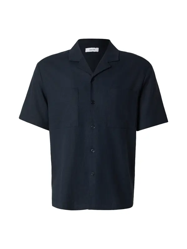DAN FOX APPAREL DAN FOX APPAREL Košulja 'Leonard'  mornarsko plava
