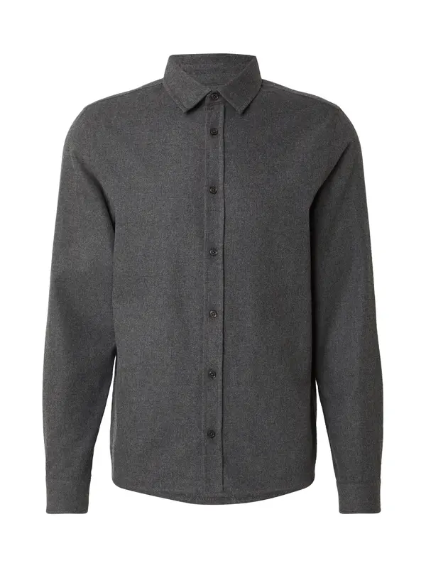 DAN FOX APPAREL DAN FOX APPAREL Košulja 'Leopold'  tamo siva