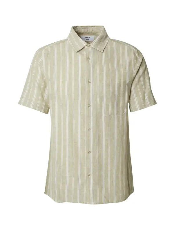 DAN FOX APPAREL DAN FOX APPAREL Košulja 'Ole'  bež / pijesak / bijela