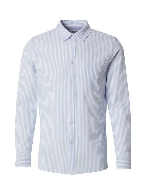 DAN FOX APPAREL DAN FOX APPAREL Košulja 'Quirin'  svijetloplava / bijela