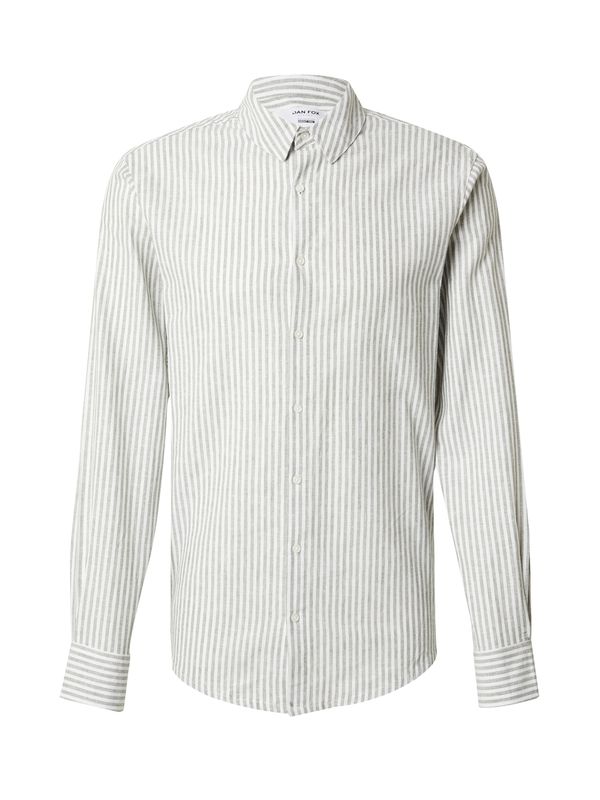 DAN FOX APPAREL DAN FOX APPAREL Košulja 'René'  maslinasta / bijela