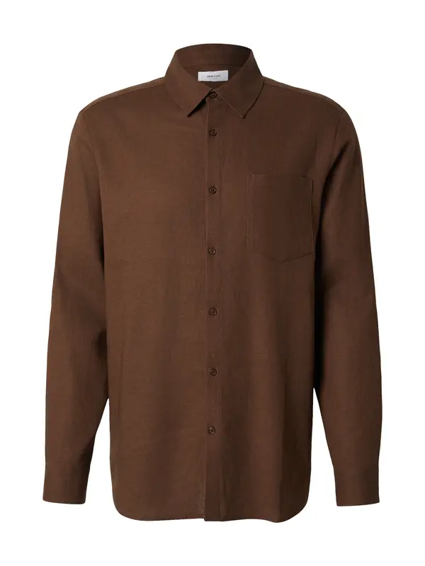 DAN FOX APPAREL DAN FOX APPAREL Košulja 'Taha'  smeđa